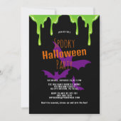 Invitation à la fête d'Halloween pour enfants éffr (Devant)