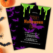 Invitation à la fête d'Halloween pour enfants éffr