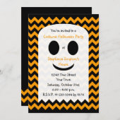 Invitation à la fête d'Halloween pour enfants Fant (Devant / Derrière)