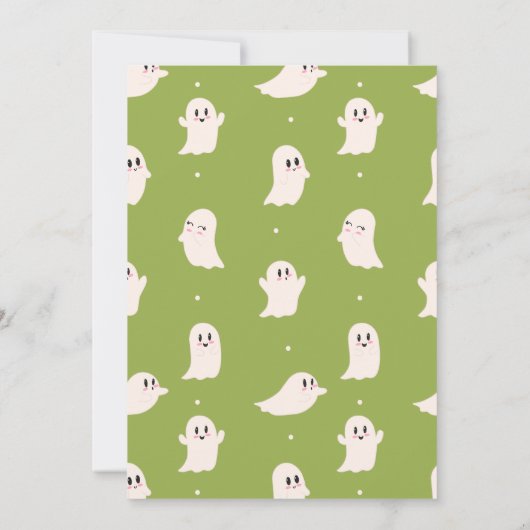 Invitation à la fête d'Halloween pour le 2e annive (Dos)