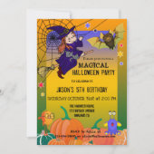 Invitation à la fête d'Halloween pour les enfants (Devant)