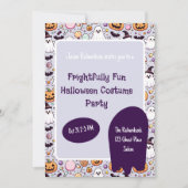 Invitation à la fête d'Halloween pour les enfants  (Devant)