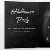 Invitation à la fête d'Halloween sombre (Intérieur en premier)