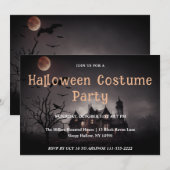 Invitation à la fête d'Halloween Spooktacular (Devant / Derrière)