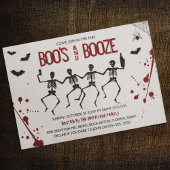 Invitation à la fête d'Halloween Spooky Boo's And 