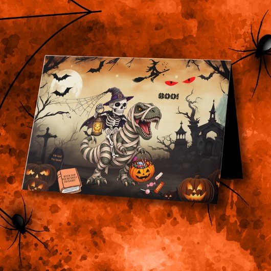 Invitation à la fête d'Halloween Squelette chevau