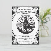 Invitation à la fête d'Halloween sur le thème de l (Debout devant)