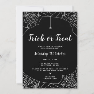 Invitation à la fête d'Halloween - thème de l'arai