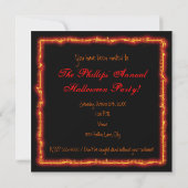 Invitation à la fête d'Halloween Trick or Treat (Dos)