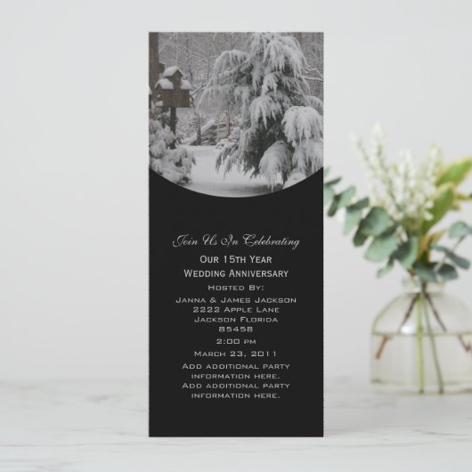 Invitation à la fête d'hiver (Debout devant)