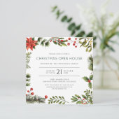 Invitation à la fête d'Open House de Noël (Debout devant)