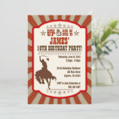 Invitation à la fête du 10e anniversaire de Cowboy (Debout devant)