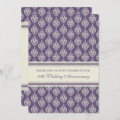 Invitation à la fête du 10e anniversaire de Plum C (Devant / Derrière)