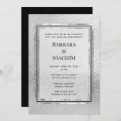 Invitation à la fête du 10e anniversaire de Silver (Devant / Derrière)