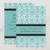 Invitation à la fête du 10e anniversaire de Teal D (Devant / Derrière)