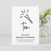 Invitation à la fête du 10e anniversaire des jumea (Debout devant)