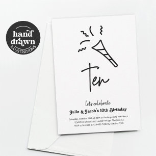 Invitation à la fête du 10e anniversaire des jumea