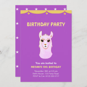 Invitation à la fête du 13e anniversaire