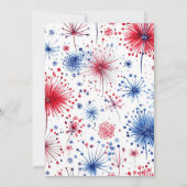 Invitation à la fête du 14 juillet (Dos)