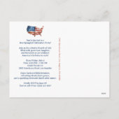 Invitation à la fête du 14 juillet (Dos)