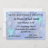 Invitation à la fête du 19e anniversaire (Dos)