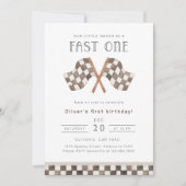 Invitation à la fête du 1er anniversaire de Fast O (Devant)