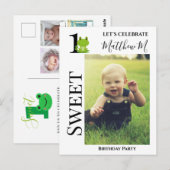 Invitation à la fête du 1er anniversaire de Grenou (Devant / Derrière)