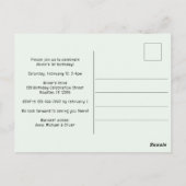 Invitation à la fête du 1er anniversaire de Safari (Dos)