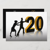 Invitation à la fête du 20e anniversaire (Devant / Derrière)