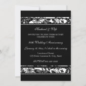 Invitation à la fête du 20e anniversaire à motif f (Dos)