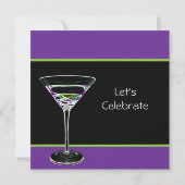 Invitation à la fête du 21e anniversaire (Dos)