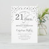 Invitation à la fête du 21e anniversaire - Silver  (Debout devant)