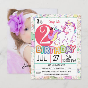 Invitation à la fête du 2e anniversaire de l'Unico