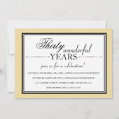 Invitation à la fête du 30 ans (Devant)