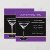 Invitation à la fête du 30e anniversaire (Devant / Derrière)