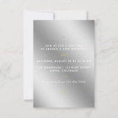 Invitation à la fête du 30e anniversaire (Dos)