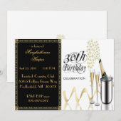 Invitation à la fête du 30e anniversaire (Devant / Derrière)