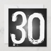 Invitation à la fête du 30e anniversaire (Devant)