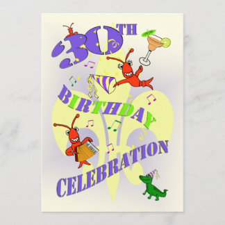 Invitation à la fête du 30e anniversaire de Cajun