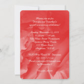 Invitation à la fête du 35e anniversaire de mariag (Dos)