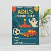 Invitation à la fête du 3e anniversaire d'Adil - E (Debout devant)