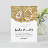 Invitation à la fête du 40e anniversaire (Debout devant)