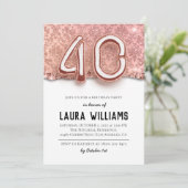 Invitation à la fête du 40e anniversaire (Debout devant)