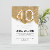 Invitation à la fête du 40e anniversaire (Debout devant)