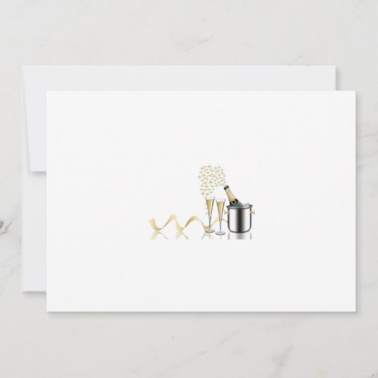 Invitation à la fête du 40e anniversaire (Dos)