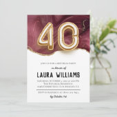 Invitation à la fête du 40e anniversaire (Debout devant)