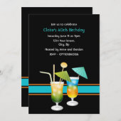 Invitation à la fête du 40e anniversaire (Devant / Derrière)