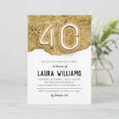 Invitation à la fête du 40e anniversaire (Debout devant)
