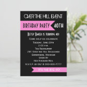 Invitation à la fête du 40e anniversaire Pink Over (Debout devant)