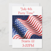 Invitation à la fête du 4 juillet (Devant)